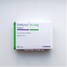 Еутирокс 25 мкг таблетки №50 (Euthyrox)