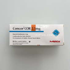 Concor COR 2.5 мг 30 табл