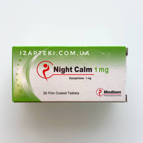 Night calm №30 найт калм ночное спокойствие (от бессонницы) 1 мг