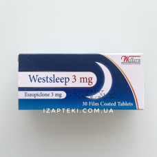 Westsleep (Eszopiclone 3 mg) 30 табл (аналог Night Calm)
