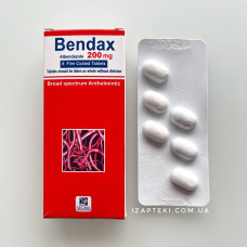Бендакс Bendax (Albendazole, Альбендазол 200мг) 6 табл Египет