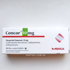Упаковка Concor 10 мг 30 таблеток египетского производства