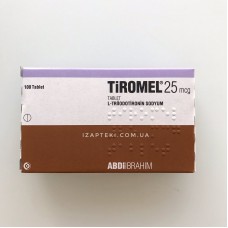Тиромель (Tiromel, Цитомель, Лиотиронин) 25мкг №100