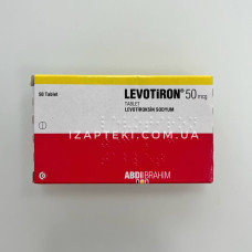 Левотірон 50 мкг (LEVOTiRON) №50