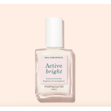 Manucurist Active Bright – доглядовий освітлюючий лак для нігтів 15 мл, Франція