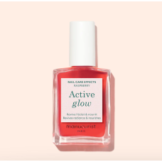 Manucurist Active Glow Raspberry – Укрепляющий лак для ногтей с сиянием (Франция)