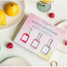 Набор лаков Manucurist Active Smoothies – уход, сияние и укрепление в одном (Франция)