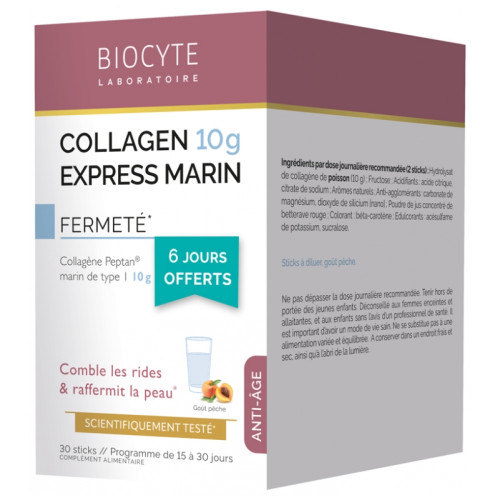 Біоцит Колаген Експрес Biocyte Collagen Express Anti-Age Smoothed Skin 30 стиков
