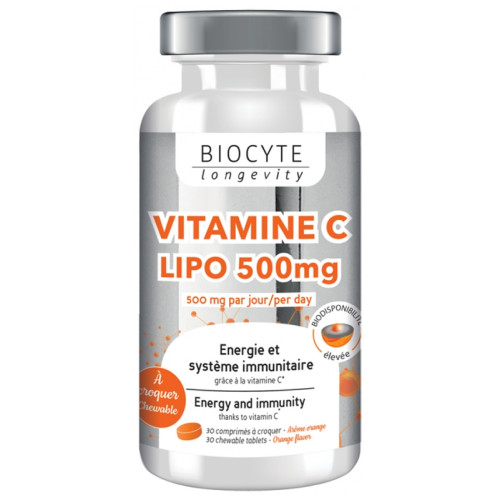 Ліпосомальний вітамін С Біосіт Biocyte Longevity Vitamin C Lipo 500mg 30 табл