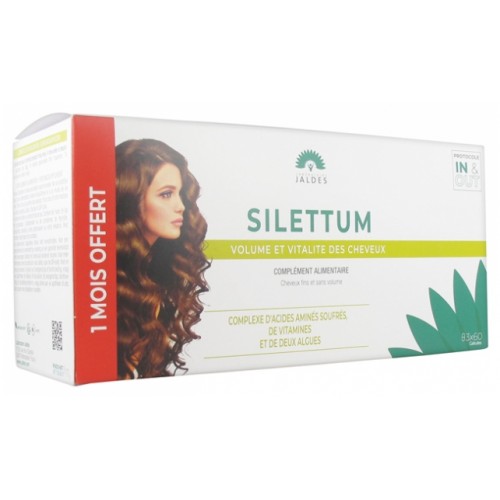 Пищевая добавка для красоты и силы волос Jaldes Silettum Hair Nutrition 3 x 60капсул
